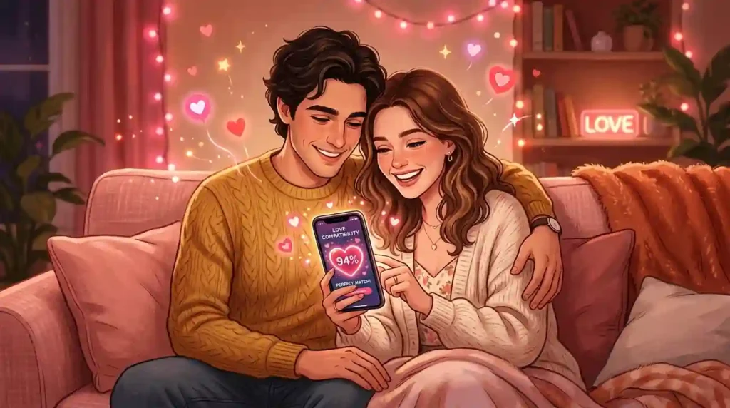 Couples Search Their Names in Love Calculators for Fun and Romance