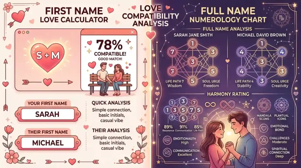 First Name vs Full Name Compatibility