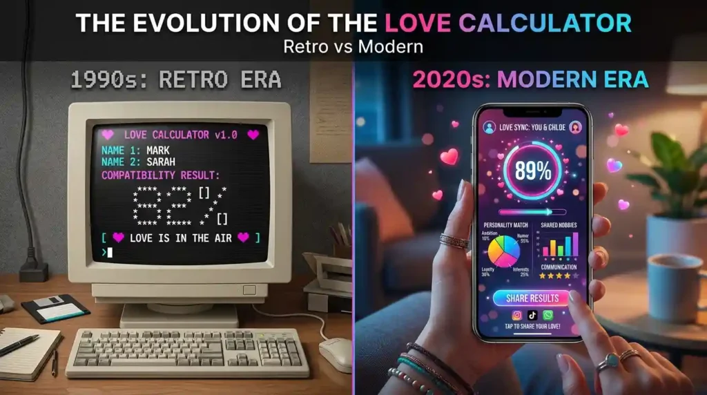 How Modern Love Calculators Differ from Classic Versions