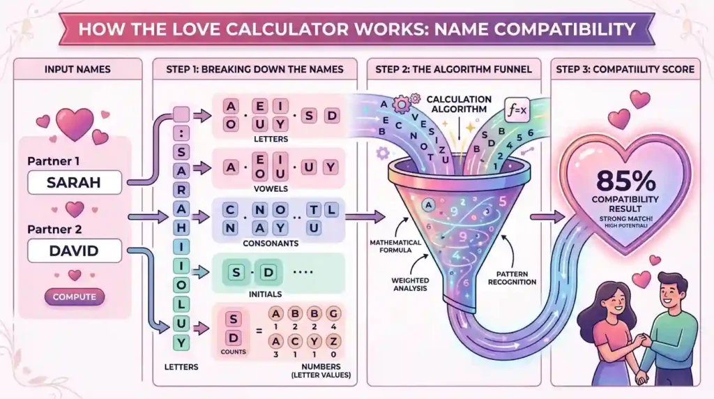 How Name-Based Love Calculators Work
