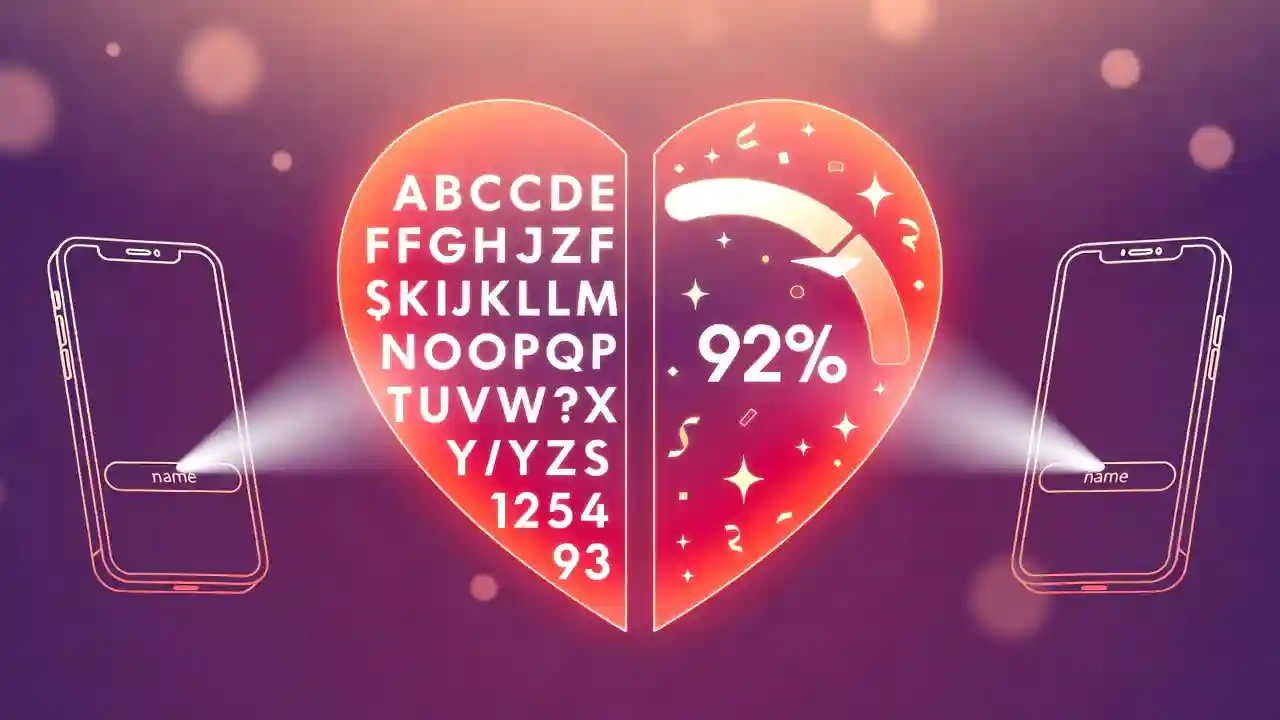 How Name Compatibility Tests Actually Work in Love Calculators