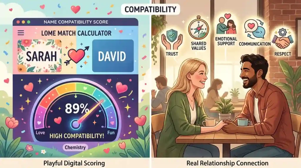 Name Score vs Real Compatibility