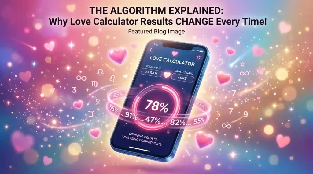 Why Love Calculator Results Change Every Time You Try