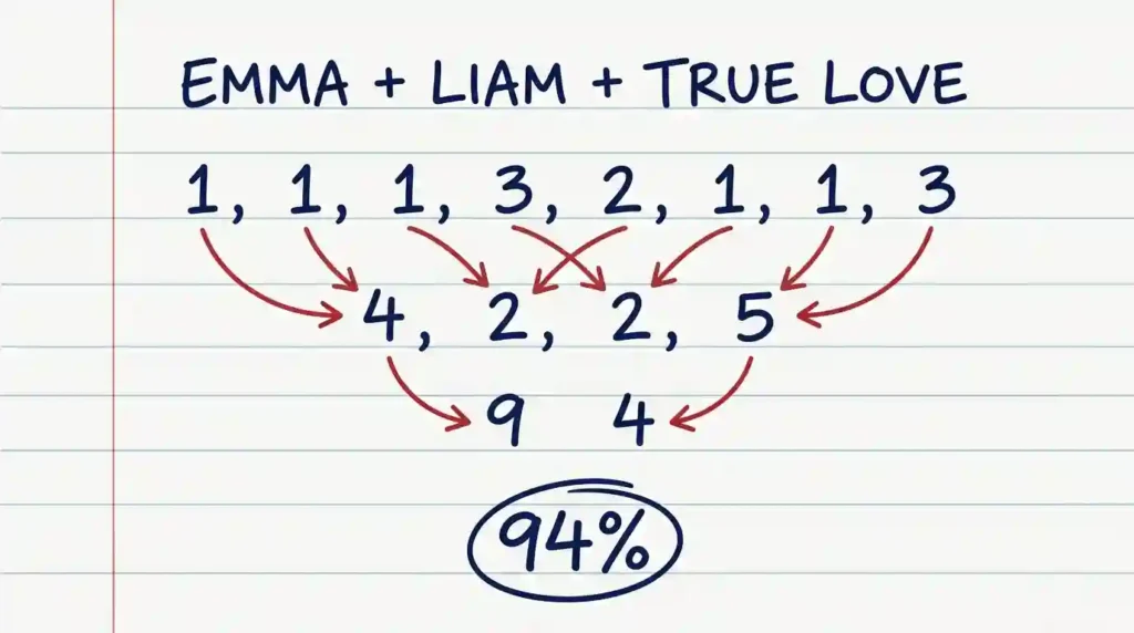 Designing true love paper calculator