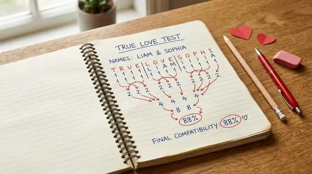 How to Do the True Love Test on Paper