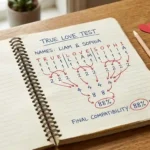 How to Do the True Love Test on Paper